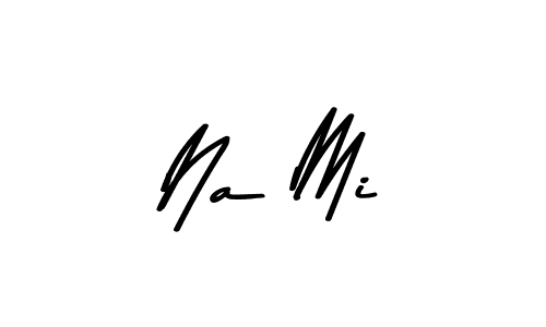 Use a signature maker to create a handwritten signature online. With this signature software, you can design (Asem Kandis PERSONAL USE) your own signature for name Na Mi. Na Mi signature style 9 images and pictures png