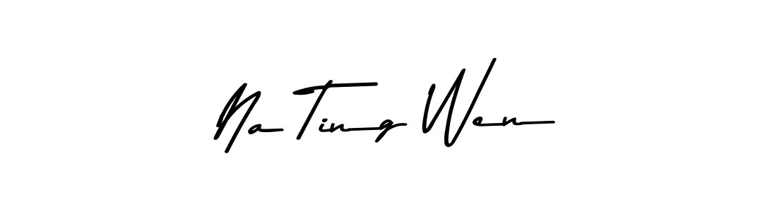 Also we have Na Ting Wen name is the best signature style. Create professional handwritten signature collection using Asem Kandis PERSONAL USE autograph style. Na Ting Wen signature style 9 images and pictures png