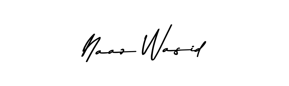 The best way (Asem Kandis PERSONAL USE) to make a short signature is to pick only two or three words in your name. The name Naaz Wasid include a total of six letters. For converting this name. Naaz Wasid signature style 9 images and pictures png