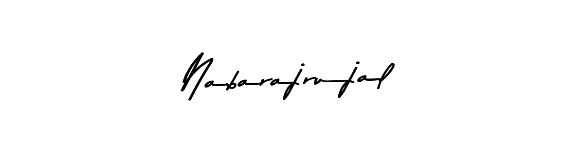 Nabarajrujal stylish signature style. Best Handwritten Sign (Asem Kandis PERSONAL USE) for my name. Handwritten Signature Collection Ideas for my name Nabarajrujal. Nabarajrujal signature style 9 images and pictures png