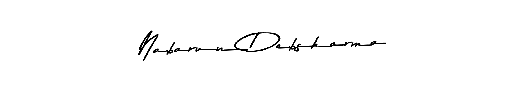 It looks lik you need a new signature style for name Nabarun Debsharma. Design unique handwritten (Asem Kandis PERSONAL USE) signature with our free signature maker in just a few clicks. Nabarun Debsharma signature style 9 images and pictures png
