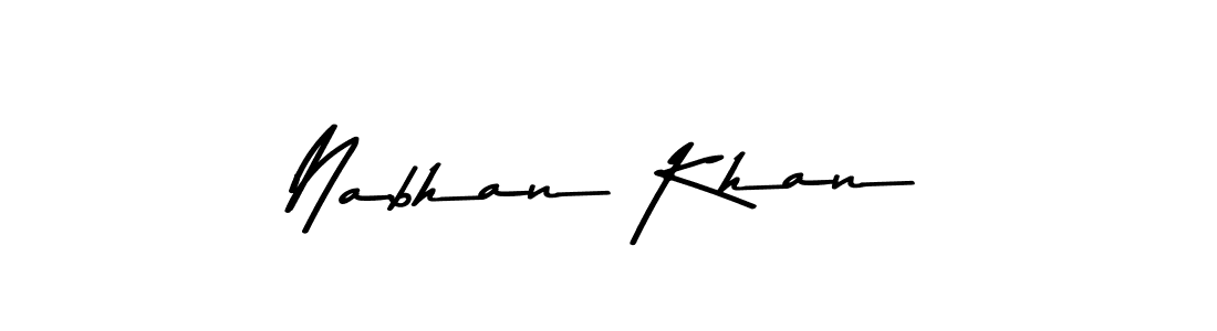 This is the best signature style for the Nabhan Khan name. Also you like these signature font (Asem Kandis PERSONAL USE). Mix name signature. Nabhan Khan signature style 9 images and pictures png