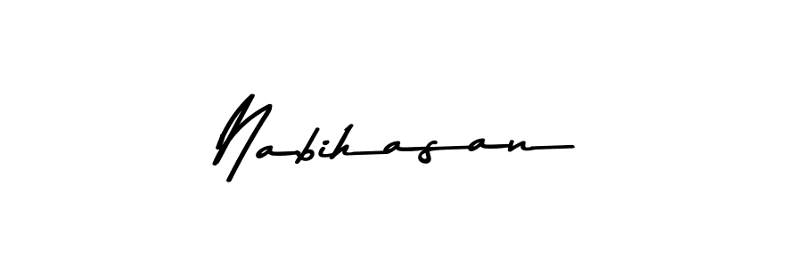 How to make Nabihasan signature? Asem Kandis PERSONAL USE is a professional autograph style. Create handwritten signature for Nabihasan name. Nabihasan signature style 9 images and pictures png