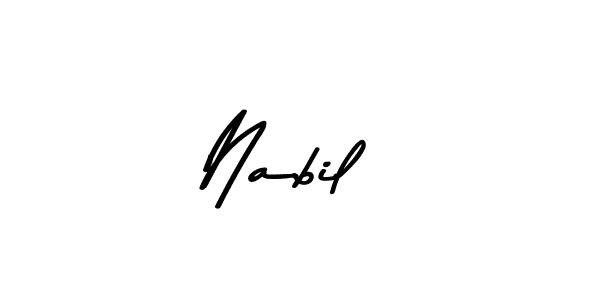 Nabil  stylish signature style. Best Handwritten Sign (Asem Kandis PERSONAL USE) for my name. Handwritten Signature Collection Ideas for my name Nabil . Nabil  signature style 9 images and pictures png