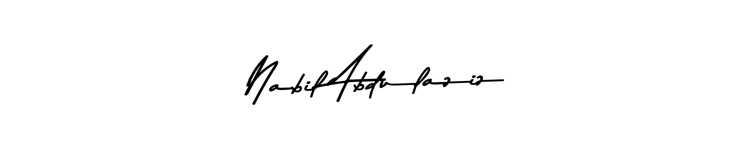 Here are the top 10 professional signature styles for the name Nabil Abdulaziz. These are the best autograph styles you can use for your name. Nabil Abdulaziz signature style 9 images and pictures png