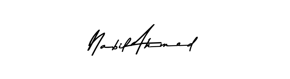 Make a beautiful signature design for name Nabil Ahmed. Use this online signature maker to create a handwritten signature for free. Nabil Ahmed signature style 9 images and pictures png