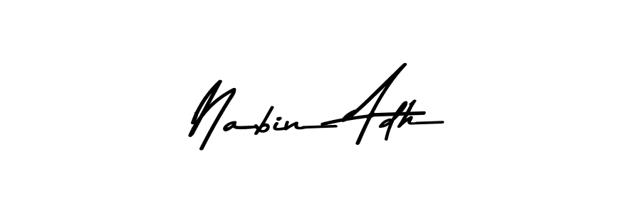 Once you've used our free online signature maker to create your best signature Asem Kandis PERSONAL USE style, it's time to enjoy all of the benefits that Nabin Adh name signing documents. Nabin Adh signature style 9 images and pictures png