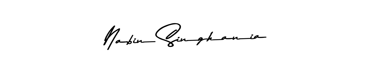 Similarly Asem Kandis PERSONAL USE is the best handwritten signature design. Signature creator online .You can use it as an online autograph creator for name Nabin Singhania. Nabin Singhania signature style 9 images and pictures png