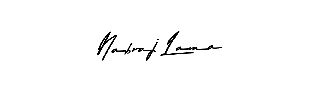 Nabraj Lama stylish signature style. Best Handwritten Sign (Asem Kandis PERSONAL USE) for my name. Handwritten Signature Collection Ideas for my name Nabraj Lama. Nabraj Lama signature style 9 images and pictures png