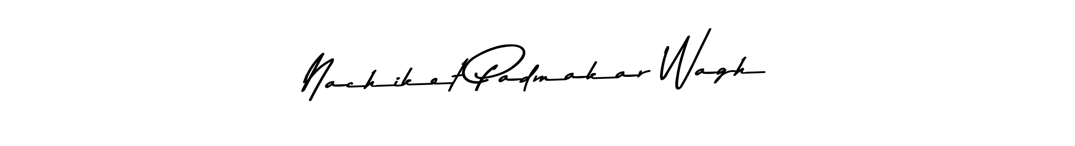 Make a beautiful signature design for name Nachiket Padmakar Wagh. With this signature (Asem Kandis PERSONAL USE) style, you can create a handwritten signature for free. Nachiket Padmakar Wagh signature style 9 images and pictures png