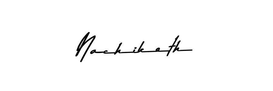 Nachiketh stylish signature style. Best Handwritten Sign (Asem Kandis PERSONAL USE) for my name. Handwritten Signature Collection Ideas for my name Nachiketh. Nachiketh signature style 9 images and pictures png