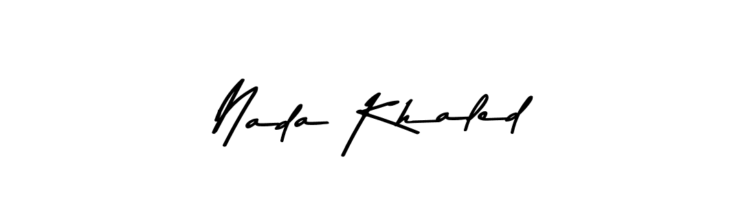 Similarly Asem Kandis PERSONAL USE is the best handwritten signature design. Signature creator online .You can use it as an online autograph creator for name Nada Khaled. Nada Khaled signature style 9 images and pictures png