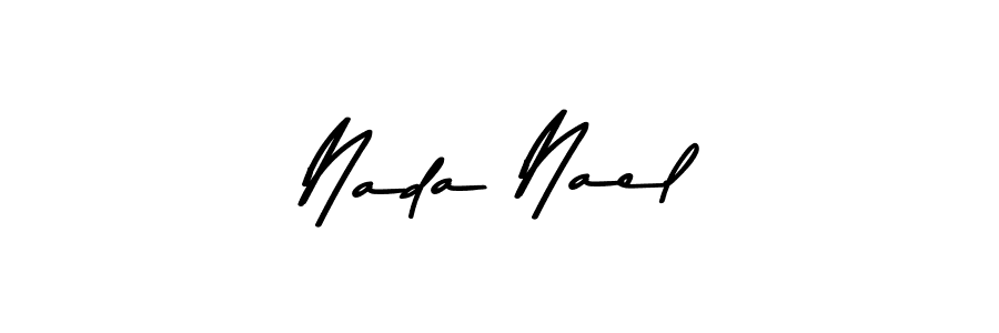 Design your own signature with our free online signature maker. With this signature software, you can create a handwritten (Asem Kandis PERSONAL USE) signature for name Nada Nael. Nada Nael signature style 9 images and pictures png