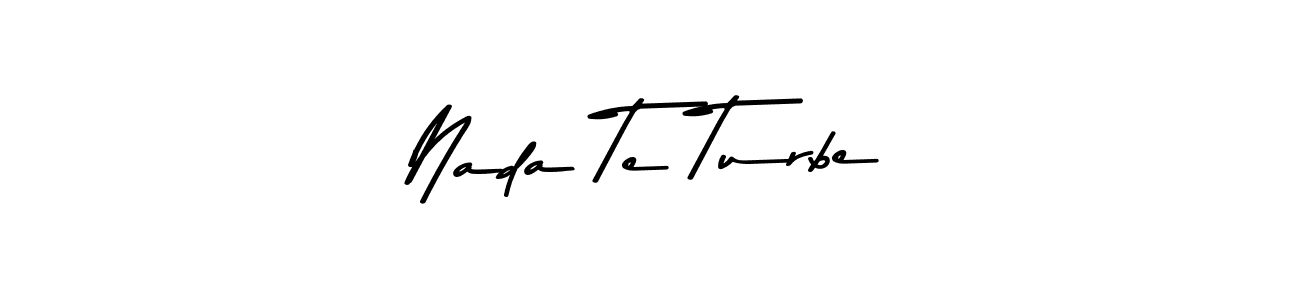 Use a signature maker to create a handwritten signature online. With this signature software, you can design (Asem Kandis PERSONAL USE) your own signature for name Nada Te Turbe. Nada Te Turbe signature style 9 images and pictures png