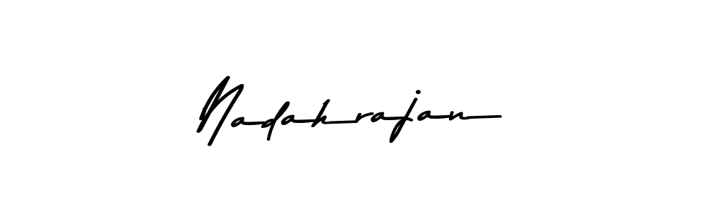 Asem Kandis PERSONAL USE is a professional signature style that is perfect for those who want to add a touch of class to their signature. It is also a great choice for those who want to make their signature more unique. Get Nadahrajan name to fancy signature for free. Nadahrajan signature style 9 images and pictures png