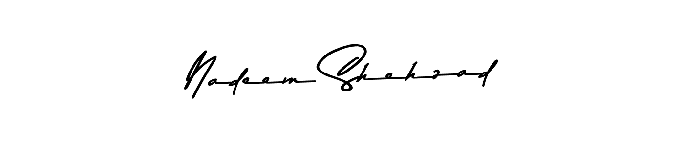 The best way (Asem Kandis PERSONAL USE) to make a short signature is to pick only two or three words in your name. The name Nadeem Shehzad include a total of six letters. For converting this name. Nadeem Shehzad signature style 9 images and pictures png