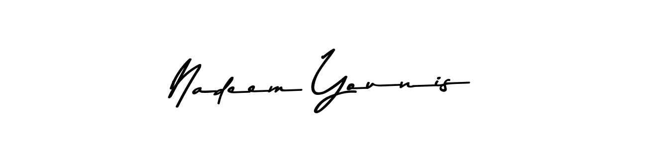 You should practise on your own different ways (Asem Kandis PERSONAL USE) to write your name (Nadeem Younis) in signature. don't let someone else do it for you. Nadeem Younis signature style 9 images and pictures png