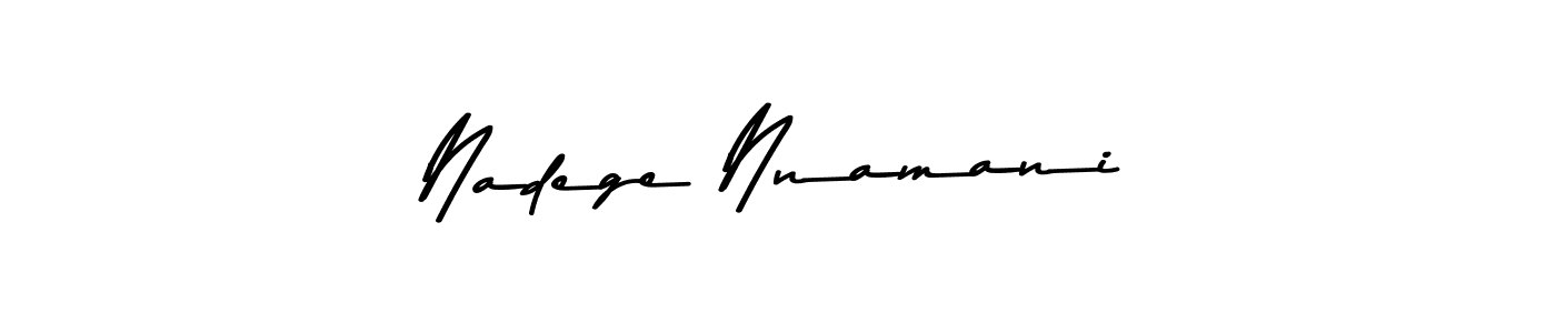 How to Draw Nadege Nnamani signature style? Asem Kandis PERSONAL USE is a latest design signature styles for name Nadege Nnamani. Nadege Nnamani signature style 9 images and pictures png