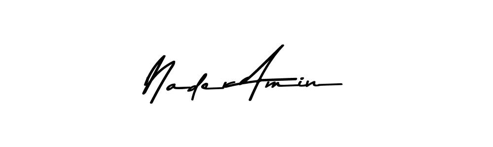 Also we have Nader Amin name is the best signature style. Create professional handwritten signature collection using Asem Kandis PERSONAL USE autograph style. Nader Amin signature style 9 images and pictures png