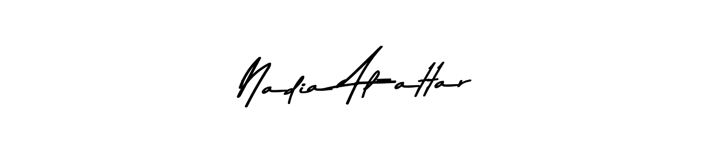 Also we have Nadia Al-attar name is the best signature style. Create professional handwritten signature collection using Asem Kandis PERSONAL USE autograph style. Nadia Al-attar signature style 9 images and pictures png