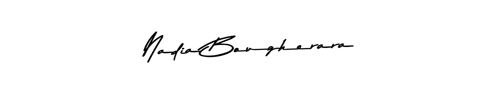 Use a signature maker to create a handwritten signature online. With this signature software, you can design (Asem Kandis PERSONAL USE) your own signature for name Nadia Bougherara. Nadia Bougherara signature style 9 images and pictures png