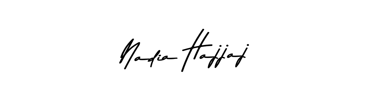 You can use this online signature creator to create a handwritten signature for the name Nadia Hajjaj. This is the best online autograph maker. Nadia Hajjaj signature style 9 images and pictures png