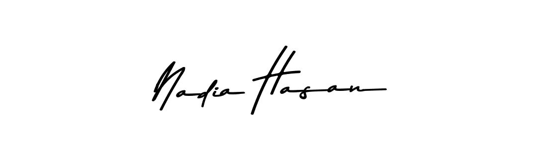 You can use this online signature creator to create a handwritten signature for the name Nadia Hasan. This is the best online autograph maker. Nadia Hasan signature style 9 images and pictures png