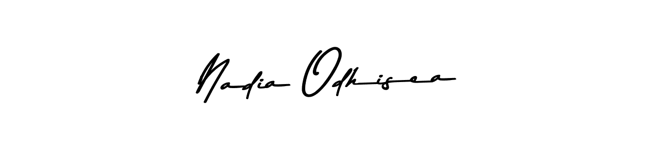 Check out images of Autograph of Nadia Odhisea name. Actor Nadia Odhisea Signature Style. Asem Kandis PERSONAL USE is a professional sign style online. Nadia Odhisea signature style 9 images and pictures png