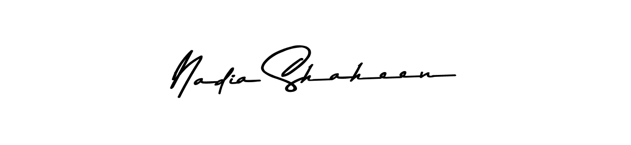 Nadia Shaheen stylish signature style. Best Handwritten Sign (Asem Kandis PERSONAL USE) for my name. Handwritten Signature Collection Ideas for my name Nadia Shaheen. Nadia Shaheen signature style 9 images and pictures png