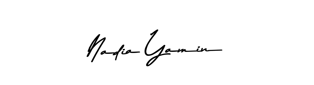 Here are the top 10 professional signature styles for the name Nadia Yamin. These are the best autograph styles you can use for your name. Nadia Yamin signature style 9 images and pictures png