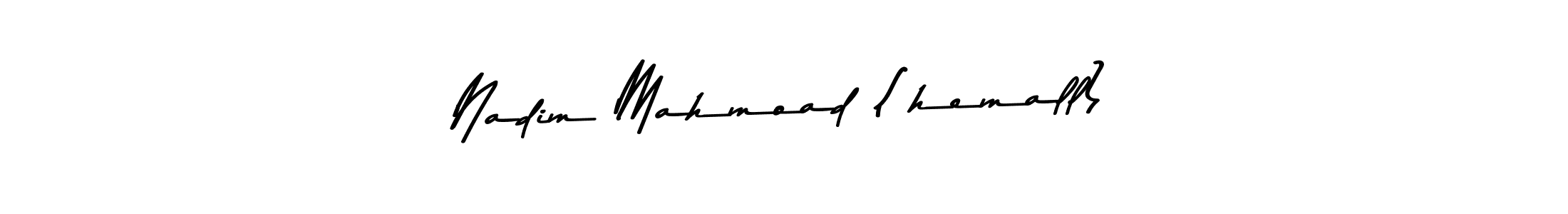 How to make Nadim Mahmoad (hemall) signature? Asem Kandis PERSONAL USE is a professional autograph style. Create handwritten signature for Nadim Mahmoad (hemall) name. Nadim Mahmoad (hemall) signature style 9 images and pictures png