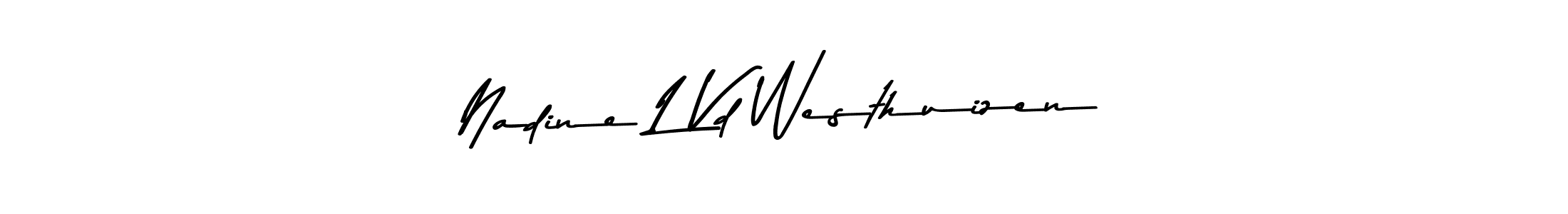 Also You can easily find your signature by using the search form. We will create Nadine L Vd Westhuizen name handwritten signature images for you free of cost using Asem Kandis PERSONAL USE sign style. Nadine L Vd Westhuizen signature style 9 images and pictures png