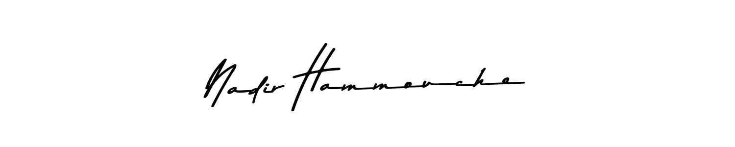 Similarly Asem Kandis PERSONAL USE is the best handwritten signature design. Signature creator online .You can use it as an online autograph creator for name Nadir Hammouche. Nadir Hammouche signature style 9 images and pictures png