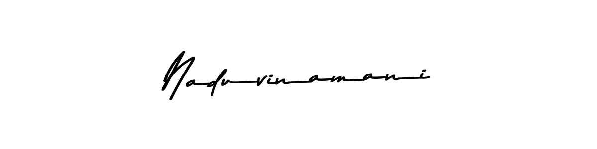 Design your own signature with our free online signature maker. With this signature software, you can create a handwritten (Asem Kandis PERSONAL USE) signature for name Naduvinamani. Naduvinamani signature style 9 images and pictures png