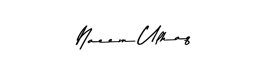 This is the best signature style for the Naeem Ulhaq name. Also you like these signature font (Asem Kandis PERSONAL USE). Mix name signature. Naeem Ulhaq signature style 9 images and pictures png