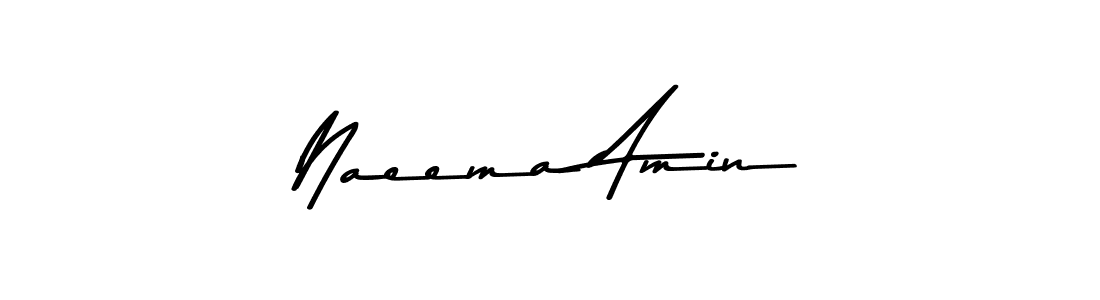 Create a beautiful signature design for name Naeema Amin. With this signature (Asem Kandis PERSONAL USE) fonts, you can make a handwritten signature for free. Naeema Amin signature style 9 images and pictures png