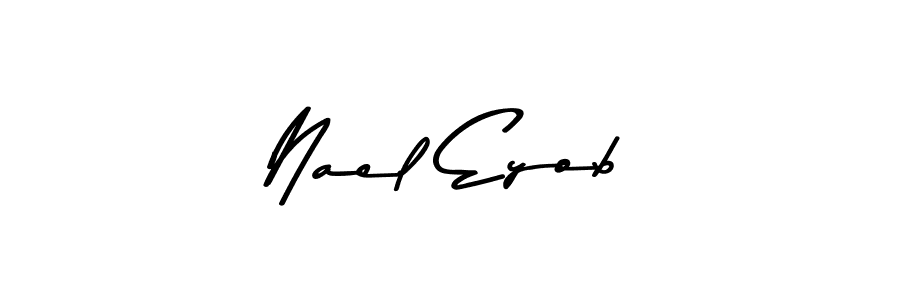 Here are the top 10 professional signature styles for the name Nael Eyob. These are the best autograph styles you can use for your name. Nael Eyob signature style 9 images and pictures png