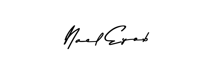 Here are the top 10 professional signature styles for the name Nael Eyob. These are the best autograph styles you can use for your name. Nael Eyob signature style 9 images and pictures png