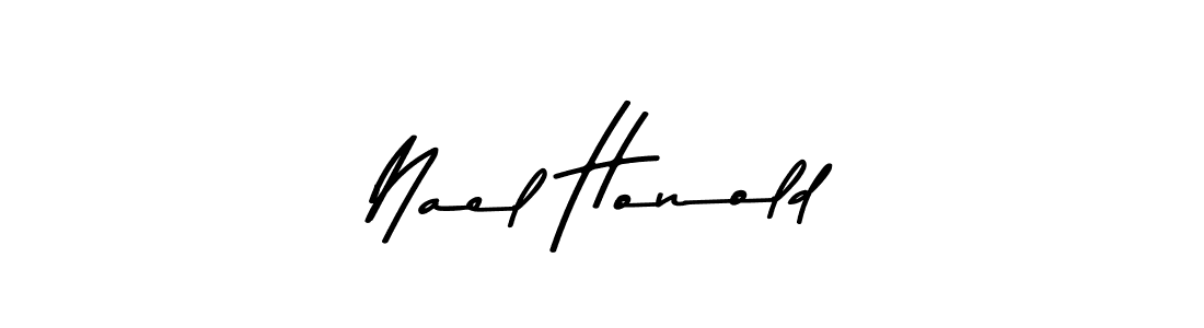 Nael Honold stylish signature style. Best Handwritten Sign (Asem Kandis PERSONAL USE) for my name. Handwritten Signature Collection Ideas for my name Nael Honold. Nael Honold signature style 9 images and pictures png