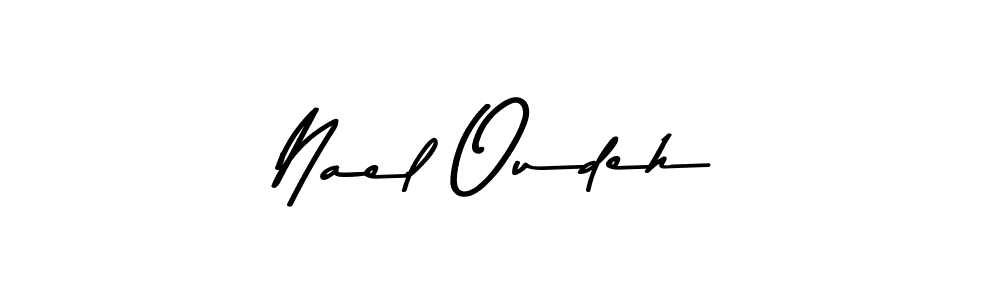 Nael Oudeh stylish signature style. Best Handwritten Sign (Asem Kandis PERSONAL USE) for my name. Handwritten Signature Collection Ideas for my name Nael Oudeh. Nael Oudeh signature style 9 images and pictures png