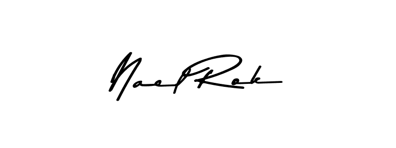 How to make Nael Rok signature? Asem Kandis PERSONAL USE is a professional autograph style. Create handwritten signature for Nael Rok name. Nael Rok signature style 9 images and pictures png