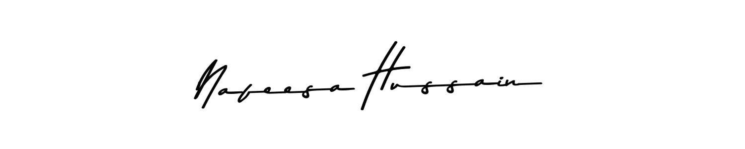 You should practise on your own different ways (Asem Kandis PERSONAL USE) to write your name (Nafeesa Hussain) in signature. don't let someone else do it for you. Nafeesa Hussain signature style 9 images and pictures png