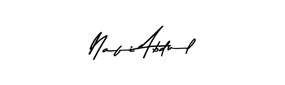 Nafi Abdul stylish signature style. Best Handwritten Sign (Asem Kandis PERSONAL USE) for my name. Handwritten Signature Collection Ideas for my name Nafi Abdul. Nafi Abdul signature style 9 images and pictures png