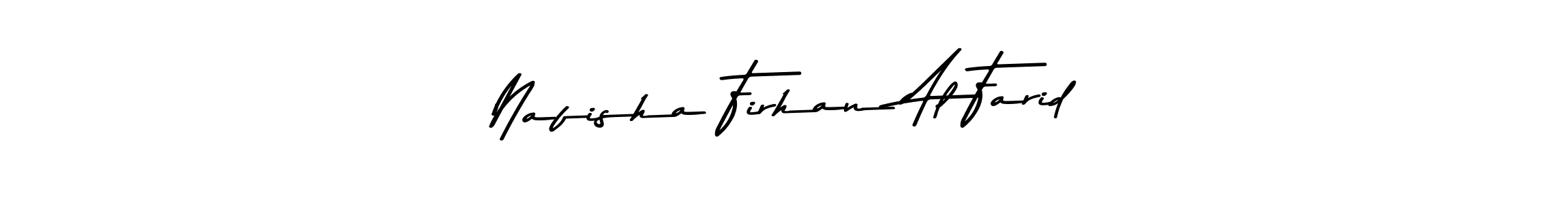 The best way (Asem Kandis PERSONAL USE) to make a short signature is to pick only two or three words in your name. The name Nafisha Firhan Al Farid include a total of six letters. For converting this name. Nafisha Firhan Al Farid signature style 9 images and pictures png