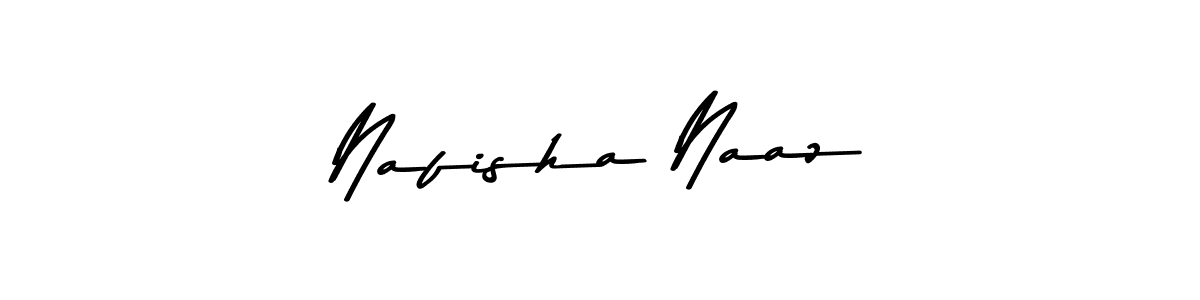 Design your own signature with our free online signature maker. With this signature software, you can create a handwritten (Asem Kandis PERSONAL USE) signature for name Nafisha Naaz. Nafisha Naaz signature style 9 images and pictures png