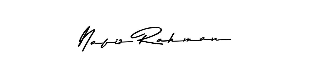 Design your own signature with our free online signature maker. With this signature software, you can create a handwritten (Asem Kandis PERSONAL USE) signature for name Nafiz Rahman. Nafiz Rahman signature style 9 images and pictures png