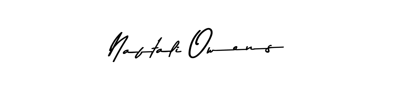 Design your own signature with our free online signature maker. With this signature software, you can create a handwritten (Asem Kandis PERSONAL USE) signature for name Naftali Owens. Naftali Owens signature style 9 images and pictures png