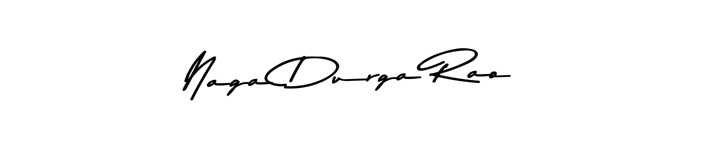 How to make Naga Durga Rao name signature. Use Asem Kandis PERSONAL USE style for creating short signs online. This is the latest handwritten sign. Naga Durga Rao signature style 9 images and pictures png
