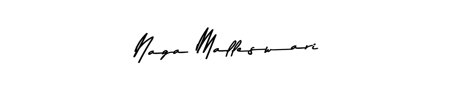 Use a signature maker to create a handwritten signature online. With this signature software, you can design (Asem Kandis PERSONAL USE) your own signature for name Naga Malleswari. Naga Malleswari signature style 9 images and pictures png