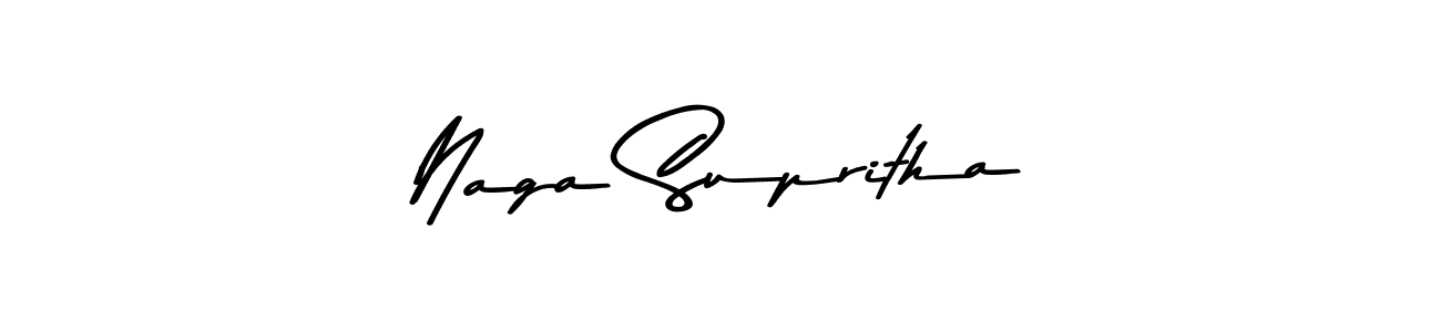 How to make Naga Supritha signature? Asem Kandis PERSONAL USE is a professional autograph style. Create handwritten signature for Naga Supritha name. Naga Supritha signature style 9 images and pictures png